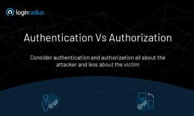 Authentication vs authorization