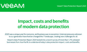 Impact, costs and benefits of modern data protection in APAC