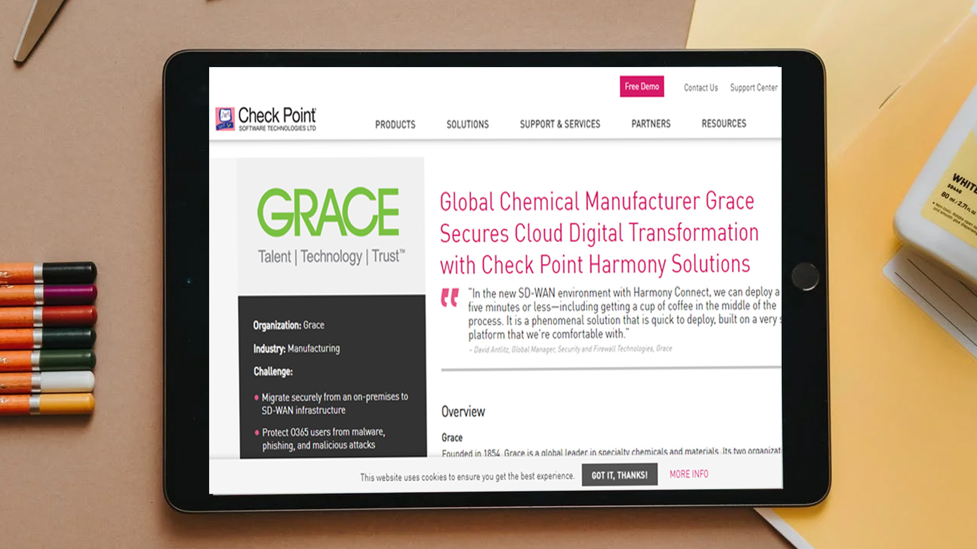 Grace implements Check Point solutions for comprehensive protection