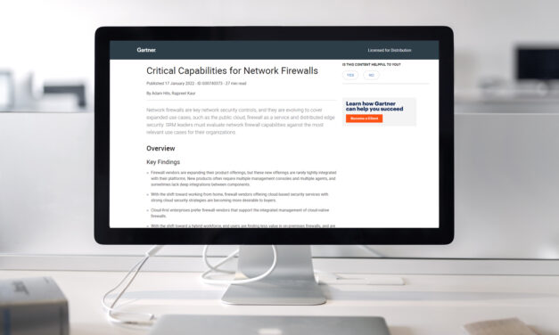 Unified SD-WAN and network firewall critical capabilities