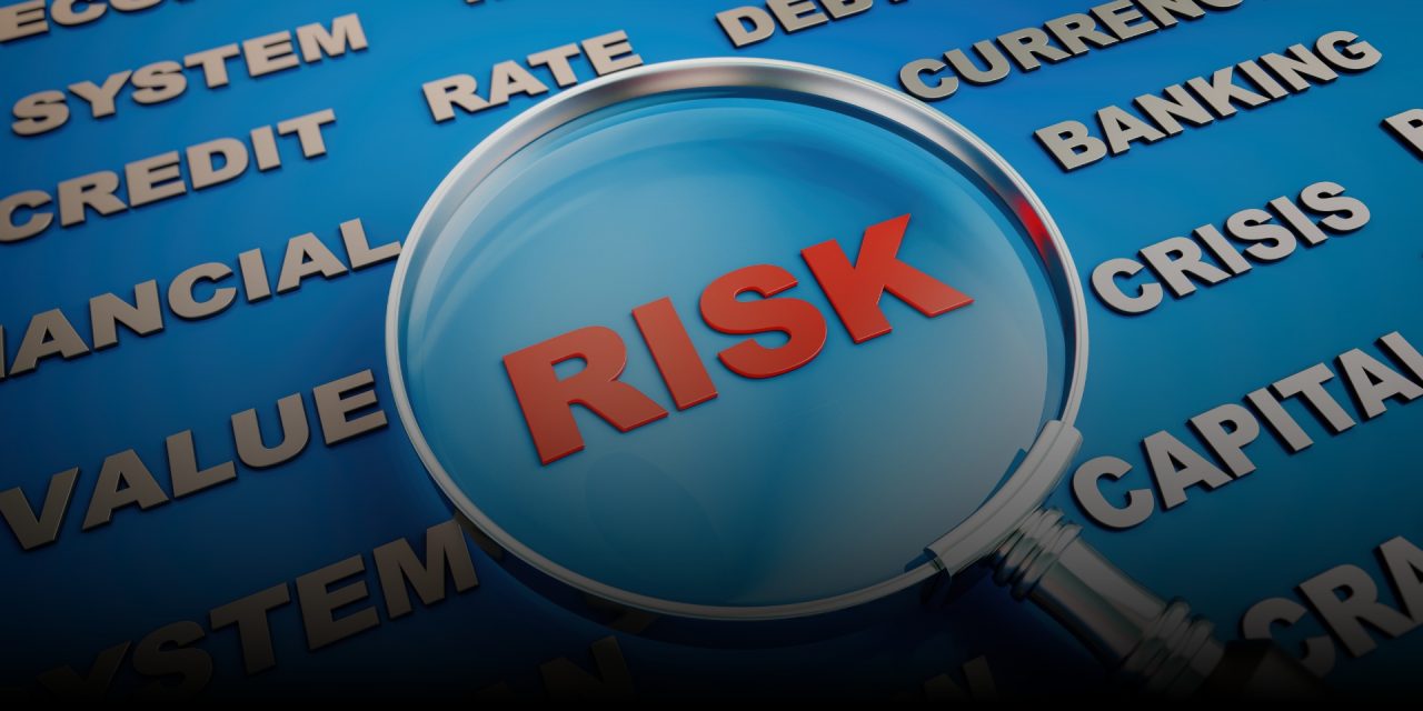 What five risks did surveyed financial industry professionals predict for 2025?