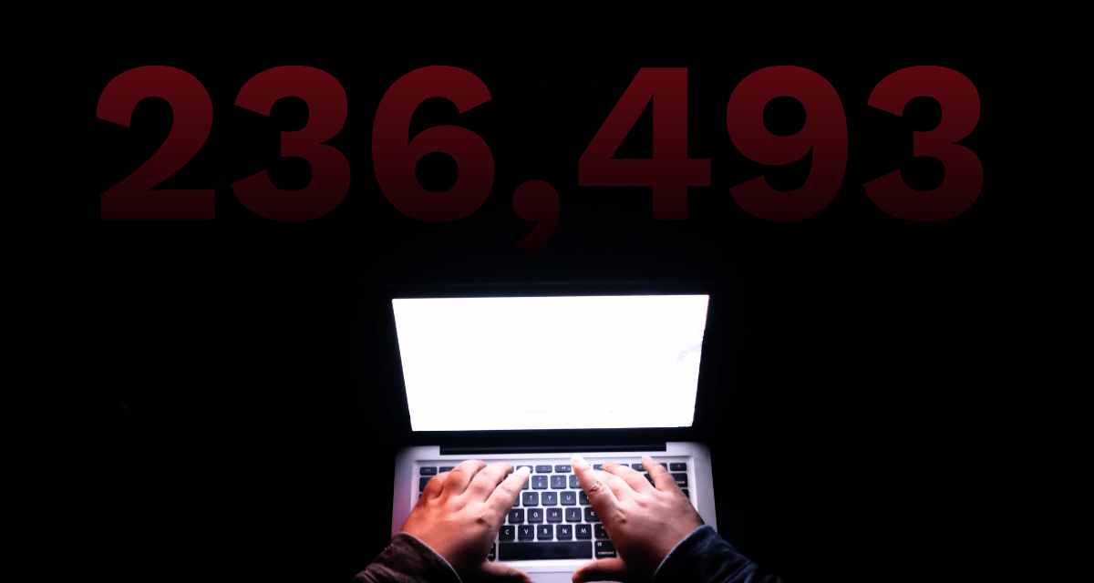 RainbowEx scam template scales to 236,493 domains with workplace spillover